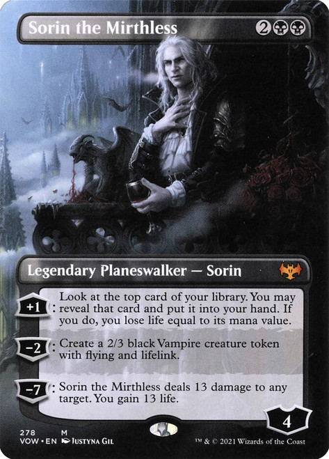 不笑のソリン/Sorin the Mirthless FOIL】【日】不笑のソリン/Sorin the Mirthless[黒MR]【VOW