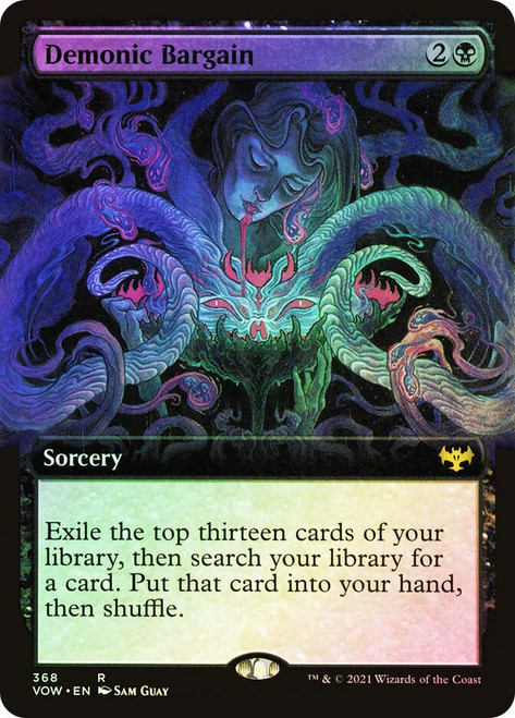 Demonic Bargain (Extended Art) | Innistrad: Crimson Vow