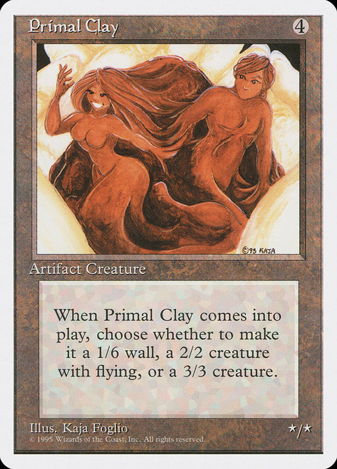 Primal Clay\n4th Edition\nSingle\nMagic The Gathering