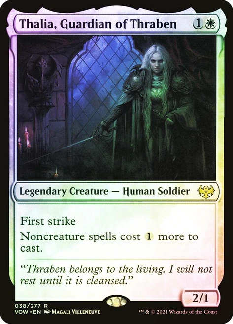 Thalia, Guardian of Thraben\nInnistrad: Crimson Vow\nSingle\nMagic The Gathering