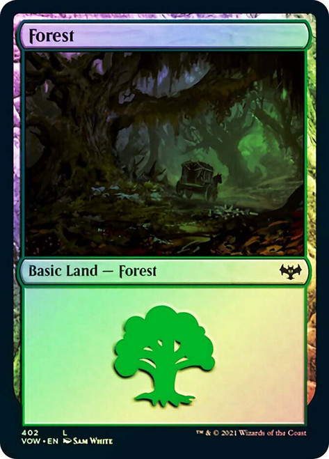 Forest (#402)\nInnistrad: Crimson Vow\nSingle\nMagic The Gathering