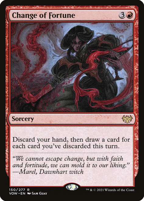 Change of Fortune\nInnistrad: Crimson Vow\nSingle\nMagic The Gathering