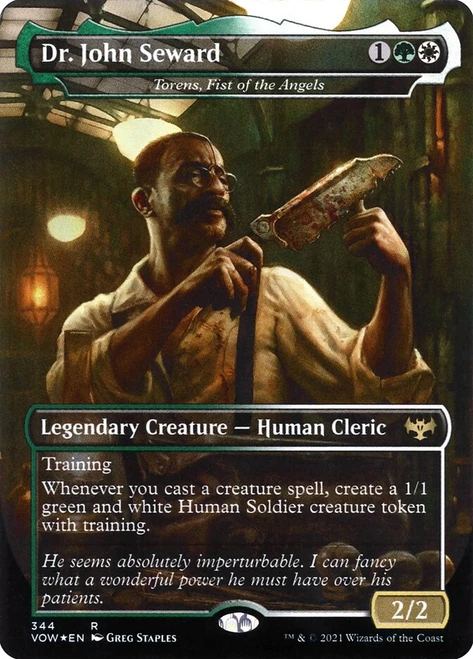 Torens, Fist of the Angels (Dr. John Seward) (Dracula Series)\nInnistrad: Crimson Vow - Variants\nSingle\nMagic The Gathering