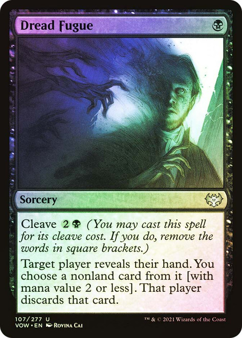 Dread Fugue\nInnistrad: Crimson Vow\nSingle\nMagic The Gathering