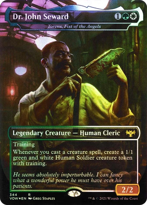 Torens, Fist of the Angels (Dr. John Seward) (Dracula Series)\nInnistrad: Crimson Vow - Variants\nSingle\nMagic The Gathering