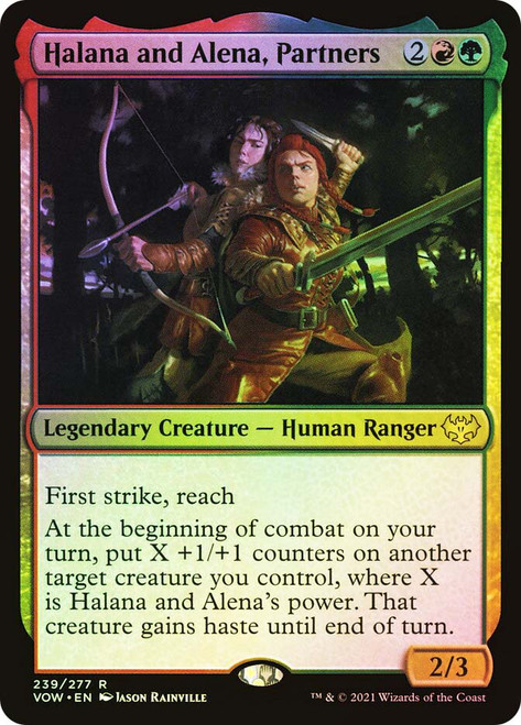 Halana and Alena, Partners\nInnistrad: Crimson Vow\nSingle\nMagic The Gathering