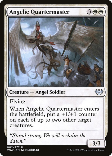 Angelic Quartermaster\nInnistrad: Crimson Vow\nSingle\nMagic The Gathering