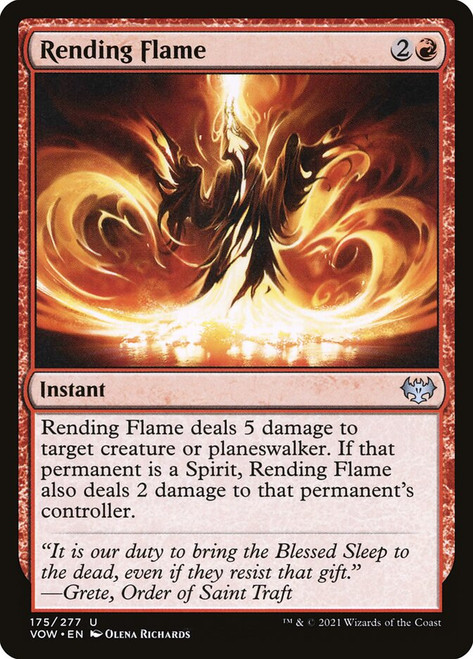 Rending Flame\nInnistrad: Crimson Vow\nSingle\nMagic The Gathering