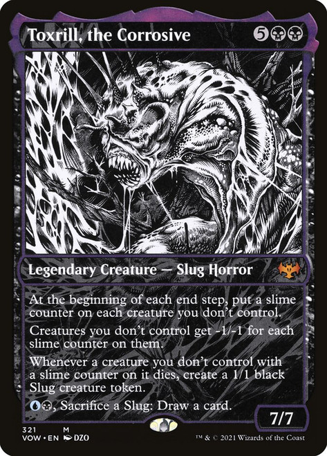 Toxrill, the Corrosive (Showcase)\nInnistrad: Crimson Vow - Variants\nSingle\nMagic The Gathering