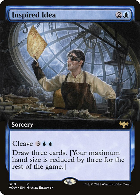 Inspired Idea (Extended Art)\nInnistrad: Crimson Vow - Variants\nSingle\nMagic The Gathering