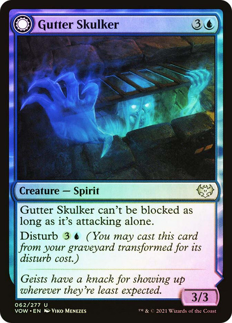 Gutter Skulker // Gutter Shortcut\nInnistrad: Crimson Vow\nSingle\nMagic The Gathering