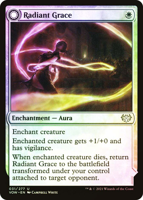 Radiant Grace // Radiant Restraints\nInnistrad: Crimson Vow\nSingle\nMagic The Gathering