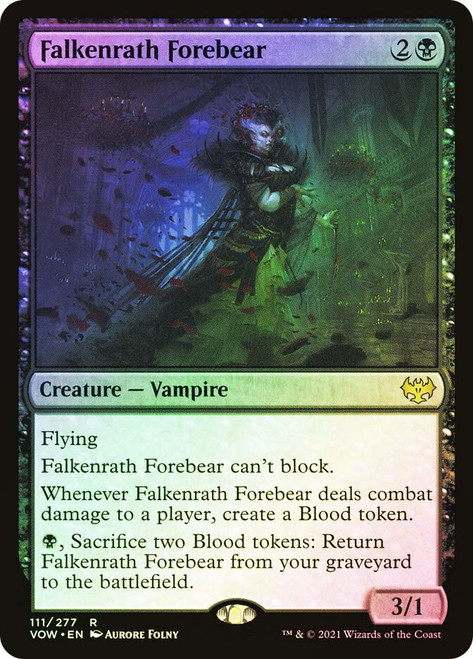 Falkenrath Forebear\nInnistrad: Crimson Vow\nSingle\nMagic The Gathering