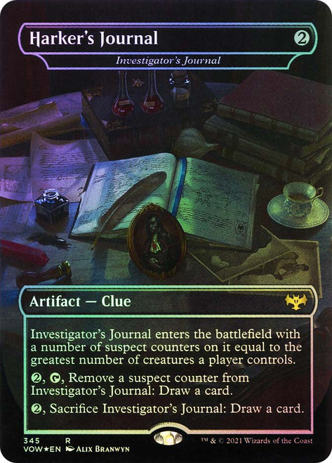 Investigator's Journal (Harker's Journal) (Dracula Series)\nInnistrad: Crimson Vow - Variants\nSingle\nMagic The Gathering