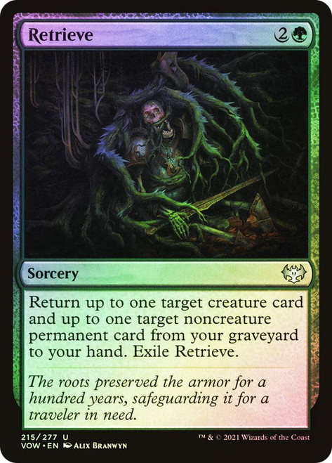 Retrieve\nInnistrad: Crimson Vow\nSingle\nMagic The Gathering