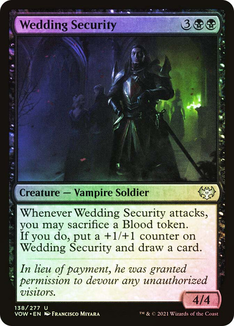 Wedding Security\nInnistrad: Crimson Vow\nSingle\nMagic The Gathering