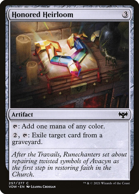 Honored Heirloom\nInnistrad: Crimson Vow\nSingle\nMagic The Gathering