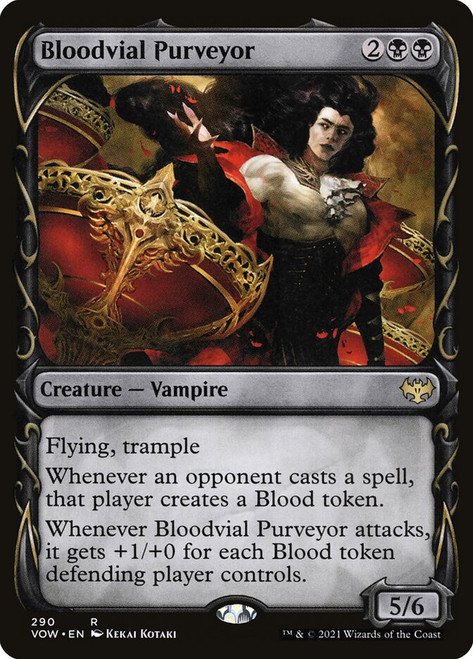 Bloodvial Purveyor (Showcase)\nInnistrad: Crimson Vow - Variants\nSingle\nMagic The Gathering