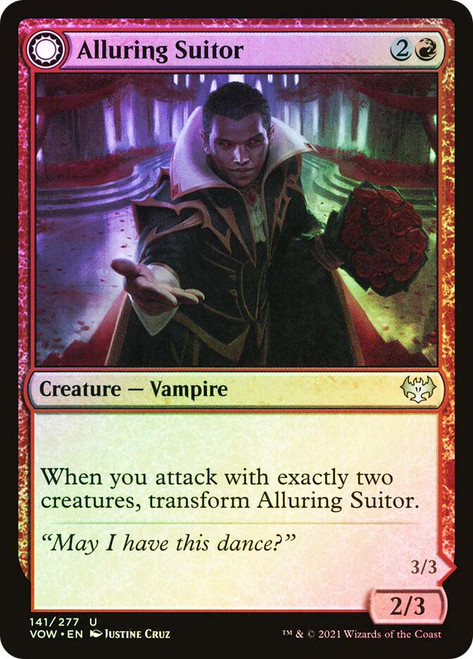 Alluring Suitor // Deadly Dancer\nInnistrad: Crimson Vow\nSingle\nMagic The Gathering