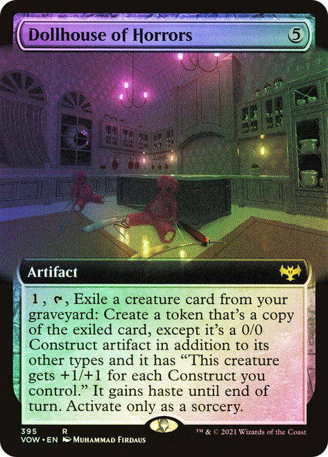 Dollhouse of Horrors (Extended Art)\nInnistrad: Crimson Vow - Variants\nSingle\nMagic The Gathering