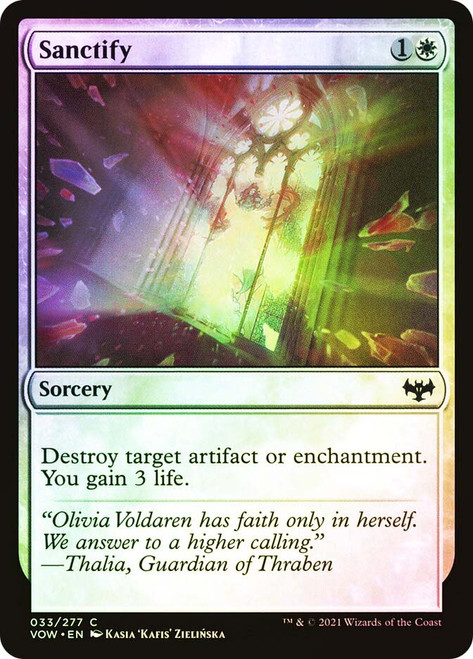 Sanctify\nInnistrad: Crimson Vow\nSingle\nMagic The Gathering