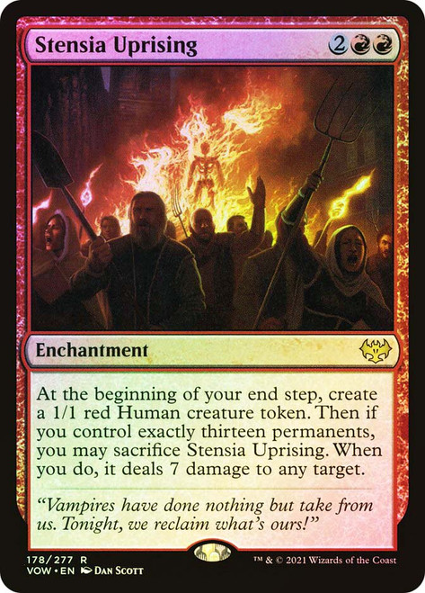 Stensia Uprising\nInnistrad: Crimson Vow\nSingle\nMagic The Gathering