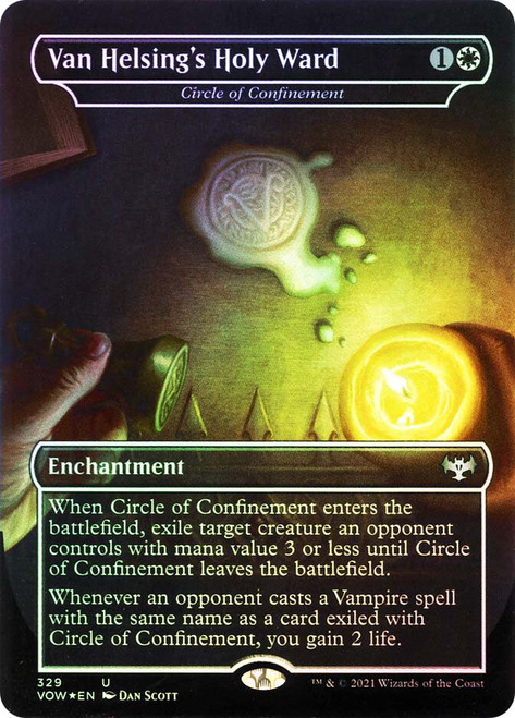 Circle of Confinement (Van Helsing's Holy Ward) (Dracula Series)\nInnistrad: Crimson Vow - Variants\nSingle\nMagic The Gathering