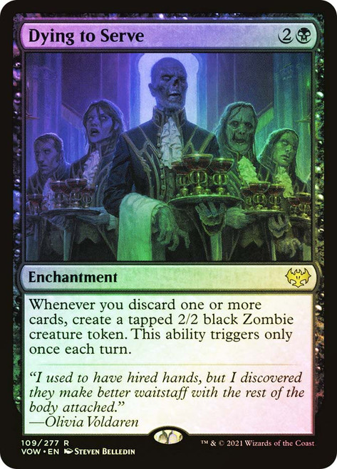 Dying to Serve\nInnistrad: Crimson Vow\nSingle\nMagic The Gathering