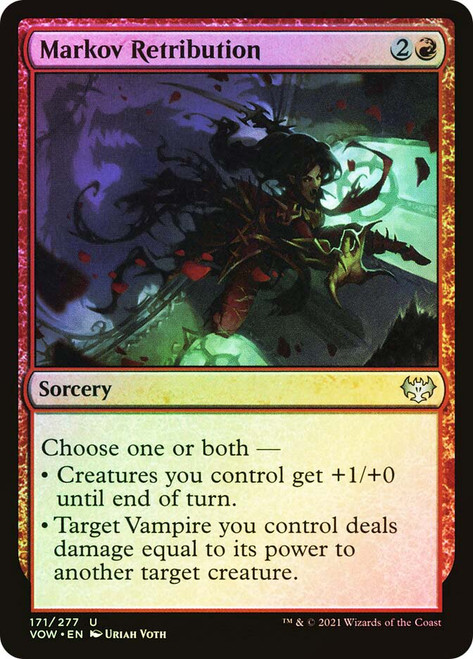 Markov Retribution\nInnistrad: Crimson Vow\nSingle\nMagic The Gathering