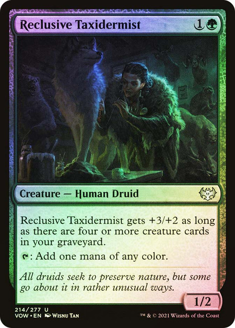 Reclusive Taxidermist\nInnistrad: Crimson Vow\nSingle\nMagic The Gathering