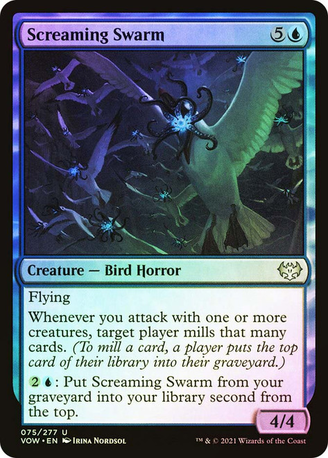 Screaming Swarm\nInnistrad: Crimson Vow\nSingle\nMagic The Gathering