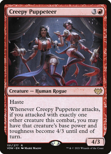 Creepy Puppeteer\nInnistrad: Crimson Vow\nSingle\nMagic The Gathering