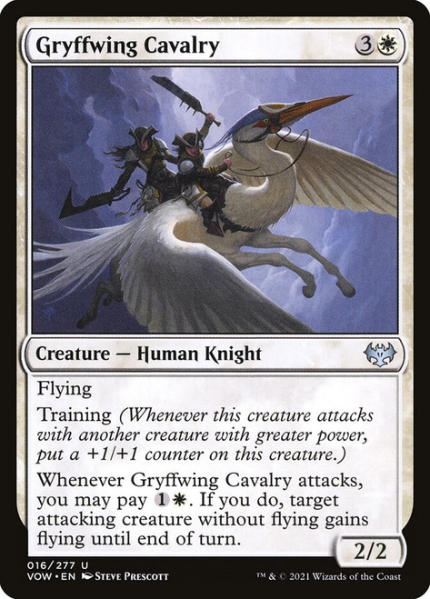 Gryffwing Cavalry\nInnistrad: Crimson Vow\nSingle\nMagic The Gathering