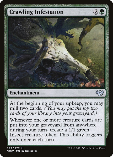 Crawling Infestation\nInnistrad: Crimson Vow\nSingle\nMagic The Gathering
