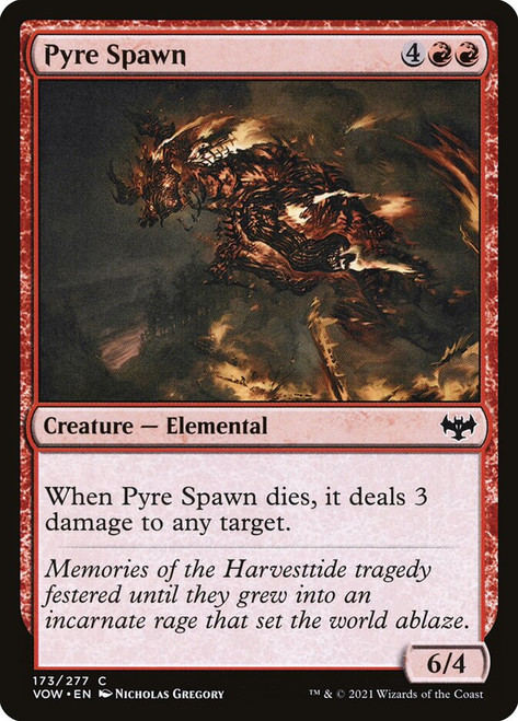 Pyre Spawn\nInnistrad: Crimson Vow\nSingle\nMagic The Gathering
