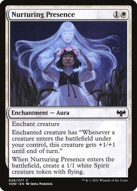 Nurturing Presence\nInnistrad: Crimson Vow\nSingle\nMagic The Gathering