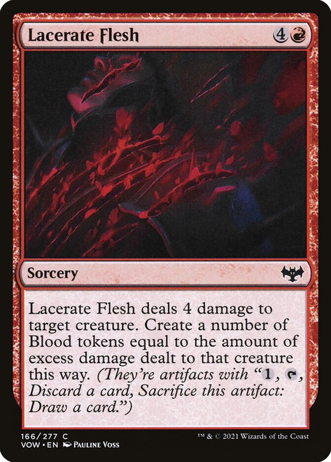 Lacerate Flesh\nInnistrad: Crimson Vow\nSingle\nMagic The Gathering