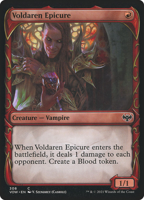 Voldaren Epicure (Showcase)\nInnistrad: Crimson Vow - Variants\nSingle\nMagic The Gathering