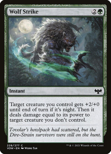 Wolf Strike\nInnistrad: Crimson Vow\nSingle\nMagic The Gathering