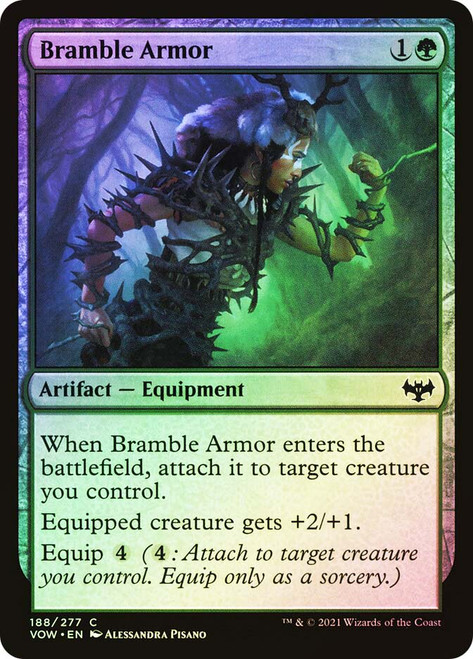 Bramble Armor\nInnistrad: Crimson Vow\nSingle\nMagic The Gathering