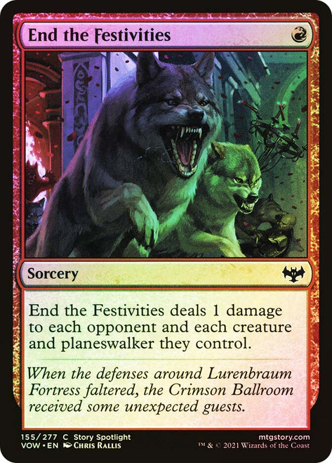 End the Festivities\nInnistrad: Crimson Vow\nSingle\nMagic The Gathering