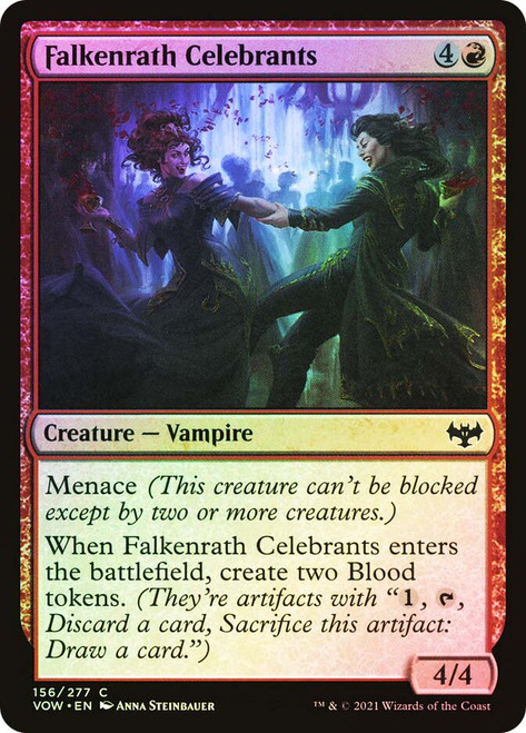 Falkenrath Celebrants\nInnistrad: Crimson Vow\nSingle\nMagic The Gathering