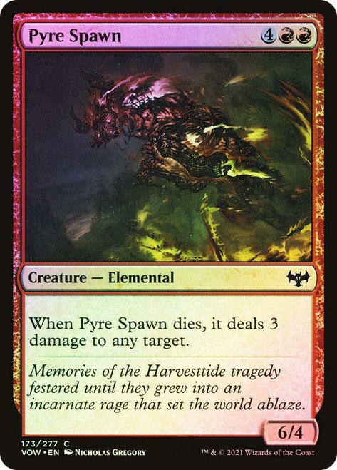 Pyre Spawn\nInnistrad: Crimson Vow\nSingle\nMagic The Gathering