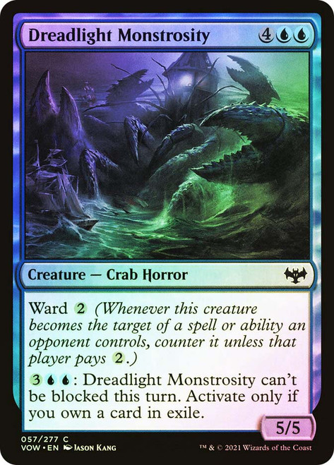 Dreadlight Monstrosity\nInnistrad: Crimson Vow\nSingle\nMagic The Gathering