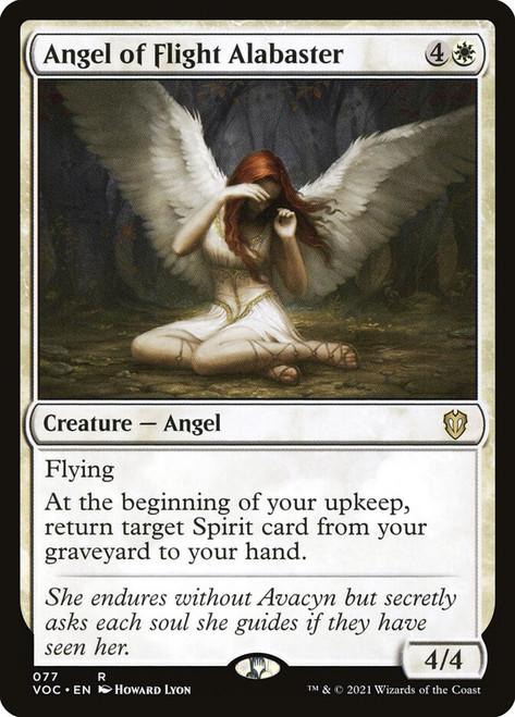 Angel of Flight Alabaster\nInnistrad: Crimson Vow Commander\nSingle\nMagic The Gathering