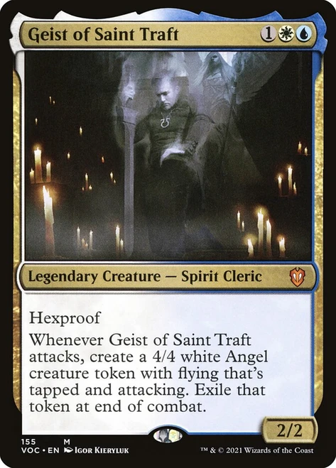 Geist of Saint Traft\nInnistrad: Crimson Vow Commander\nSingle\nMagic The Gathering