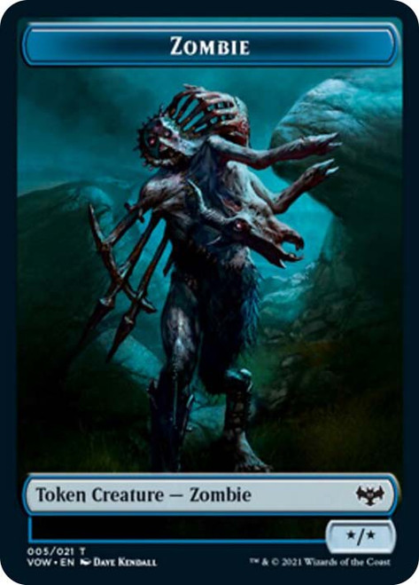 {Zombie Token} (*/*)\nInnistrad: Crimson Vow\nSingle\nMagic The Gathering
