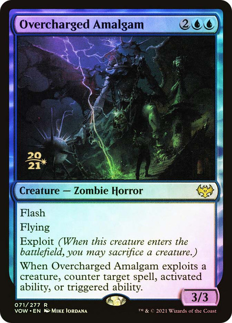 Overcharged Amalgam (Prerelease) (Innistrad: Crimson Vow)\nPromo: Date Stamped\nSingle\nMagic The Gathering