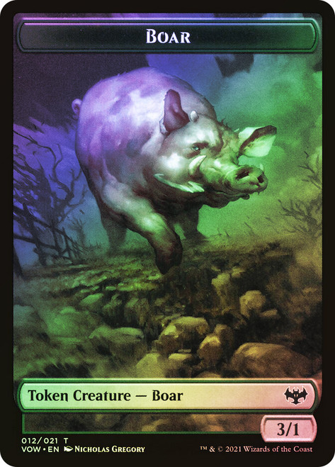 {Boar Token} // {Zombie Token} (2/2)
Innistrad: Crimson Vow
Single
Magic: The Gathering