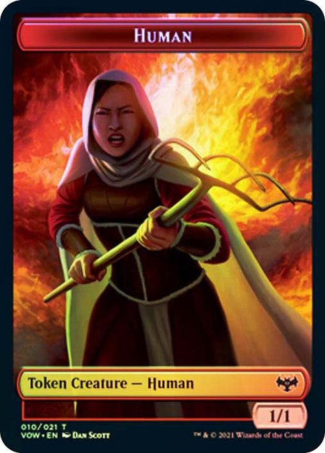 Human Player 赤 Human Token} | Innistrad: Crimson Vow | Star City Games